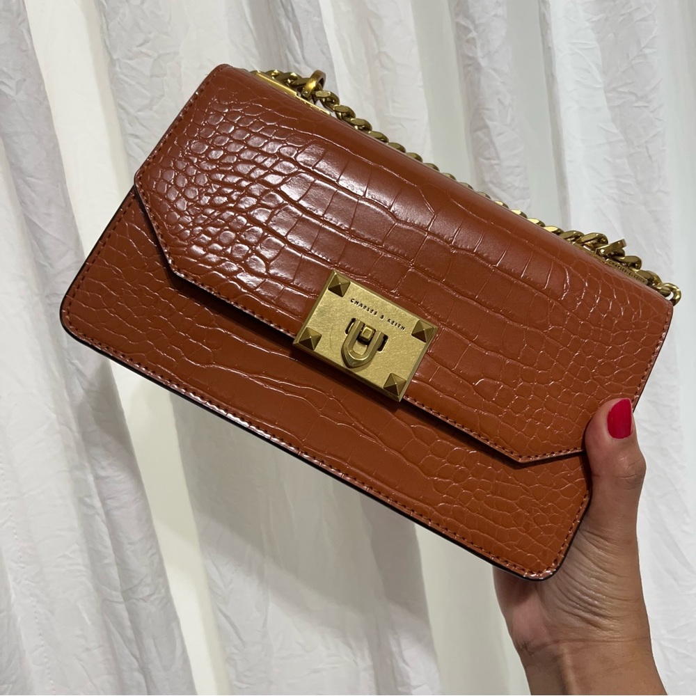 Burnt orange crossbody/ shoulder bag